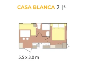 Piantina Casa Blanca Casa Mobile